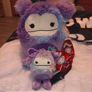 NWT Eden the Valentines Day Bigfoot Squishmallows Bundle 2024 ❤️
